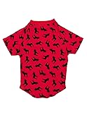 Leveret Moose 2 Piece Pajama 14 Years Red