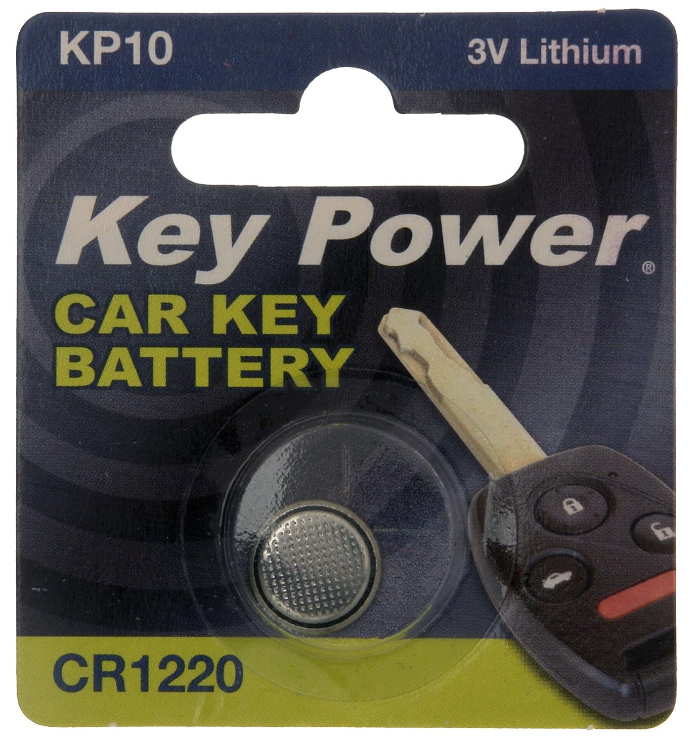 Key Power CR1220-KP Batterie für Autoschlüssel, Lithium-Batterie, 3 V ...