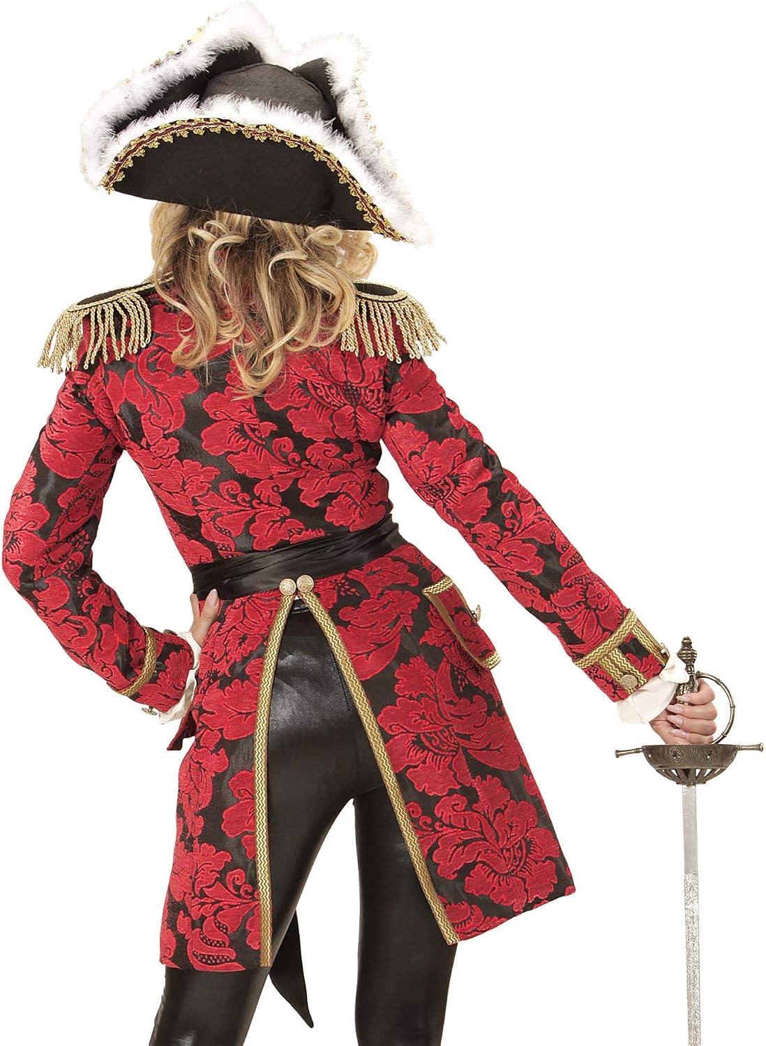 Widmann women's jacquard parade costume, Red - Image 4