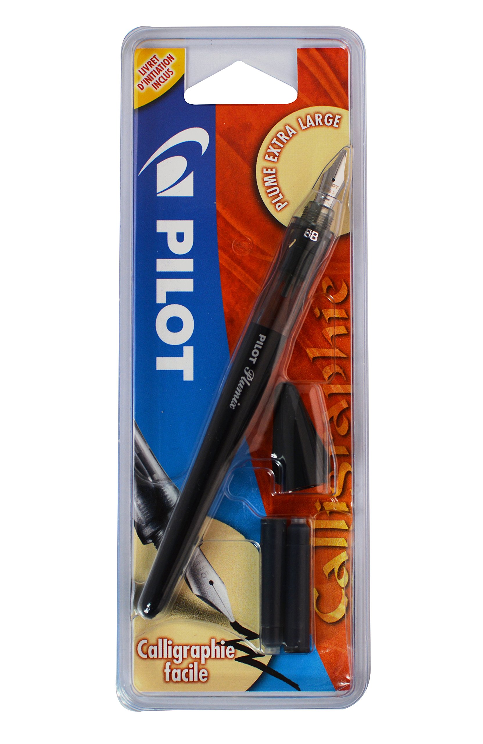 Pilot Plumix Fountain pen. Extra Large Pen + Black Ink Cartridge