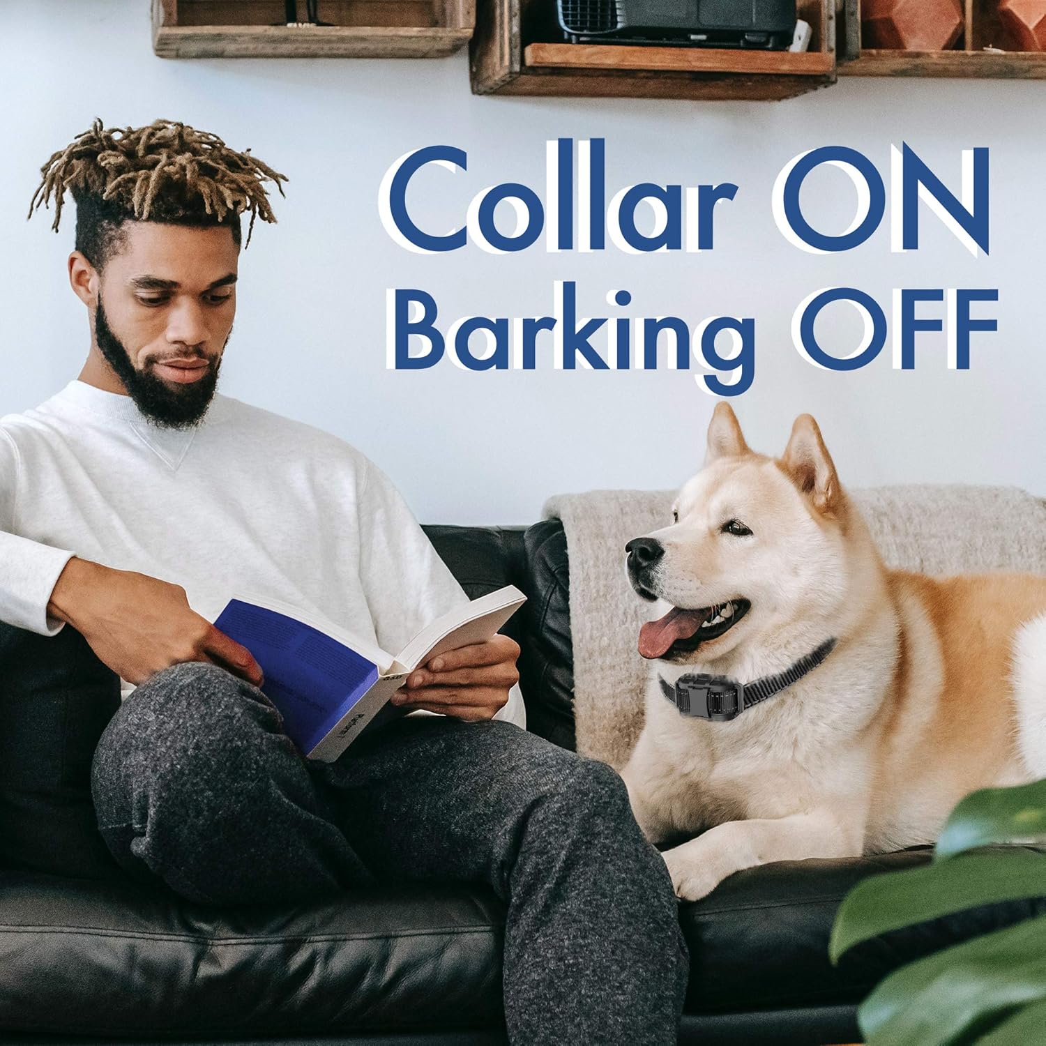 Dog Bark Collar - Rechargeable Shock Collar for Dogs in Small Medium and Large Sizes, No Barking Collar with 5 Adjustable Sensitivity, Beep, Vibration, Shock Modes, Safe Humane Auto Bark Correction : Kitchen & Dining