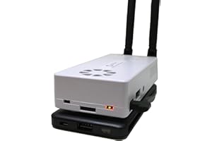 CREW DOG ELECTRONICS Stratux ADS-B Dual Band Receiver Aviation Weather and Traffic - Internal WAAS GPS, AHRS, Battery Pack, Suction Mount, Antennas, SDR