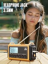 ROCAM Emergency Radio 12000mAh Solar Wind Up AM FM SW IPX6 SOS Torch view 7