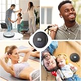Arafuna Portable CD Player with Dual Speakers Rechargeable Anti-Skip Backlit view 6