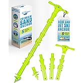 SandShark New Sport Boat Anchor and Jet Ski Anchor. Shallow Water Anchor Pole for Boat and PWC. Sand Anchor Kit for Boat and Kayak Anchor System. Easy Storage, High-Strength ABS