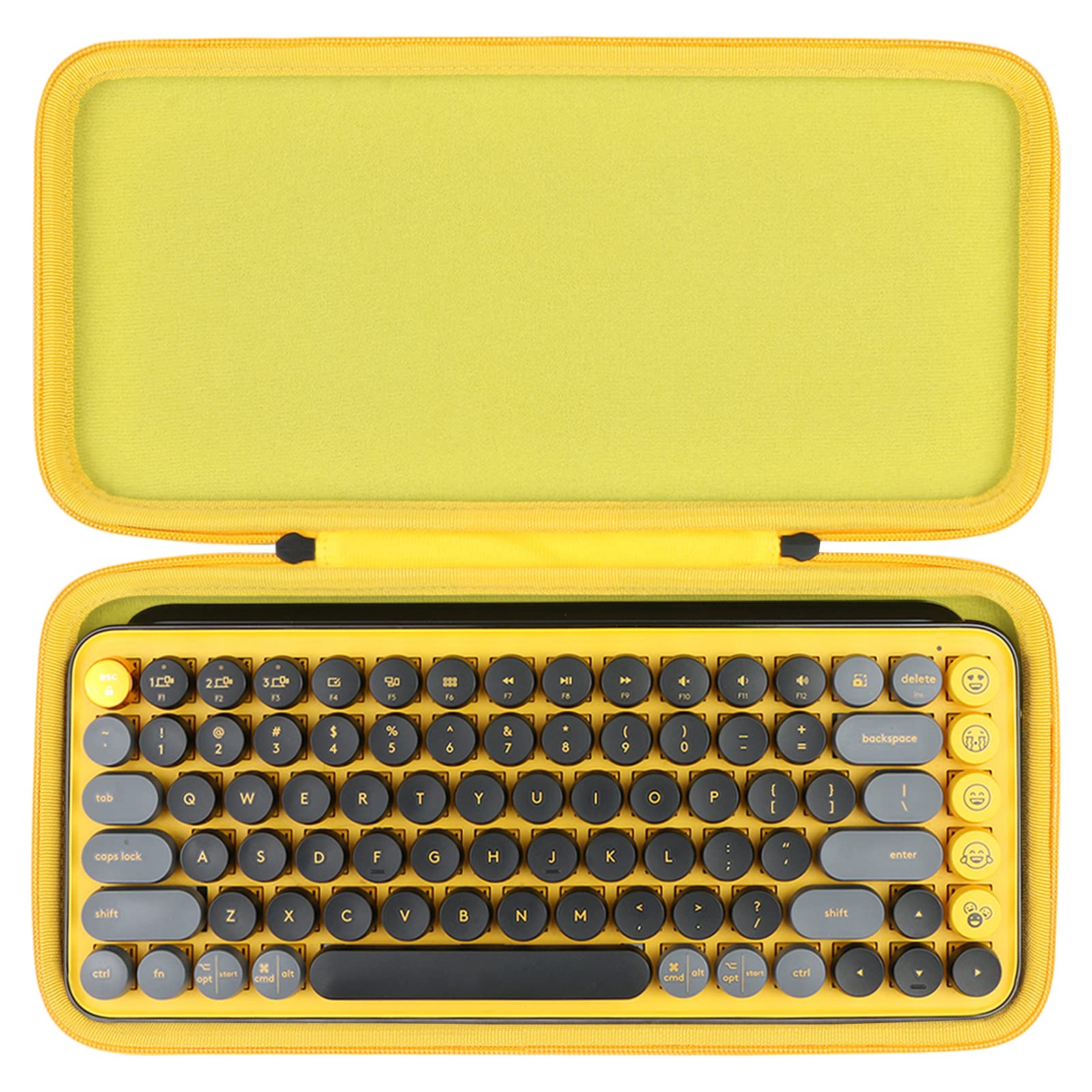 co2CREA Hard Travel Storage Case for Logitech POP/POP ICON KEYS Wireless Bluetooth Keyboard,Case Only