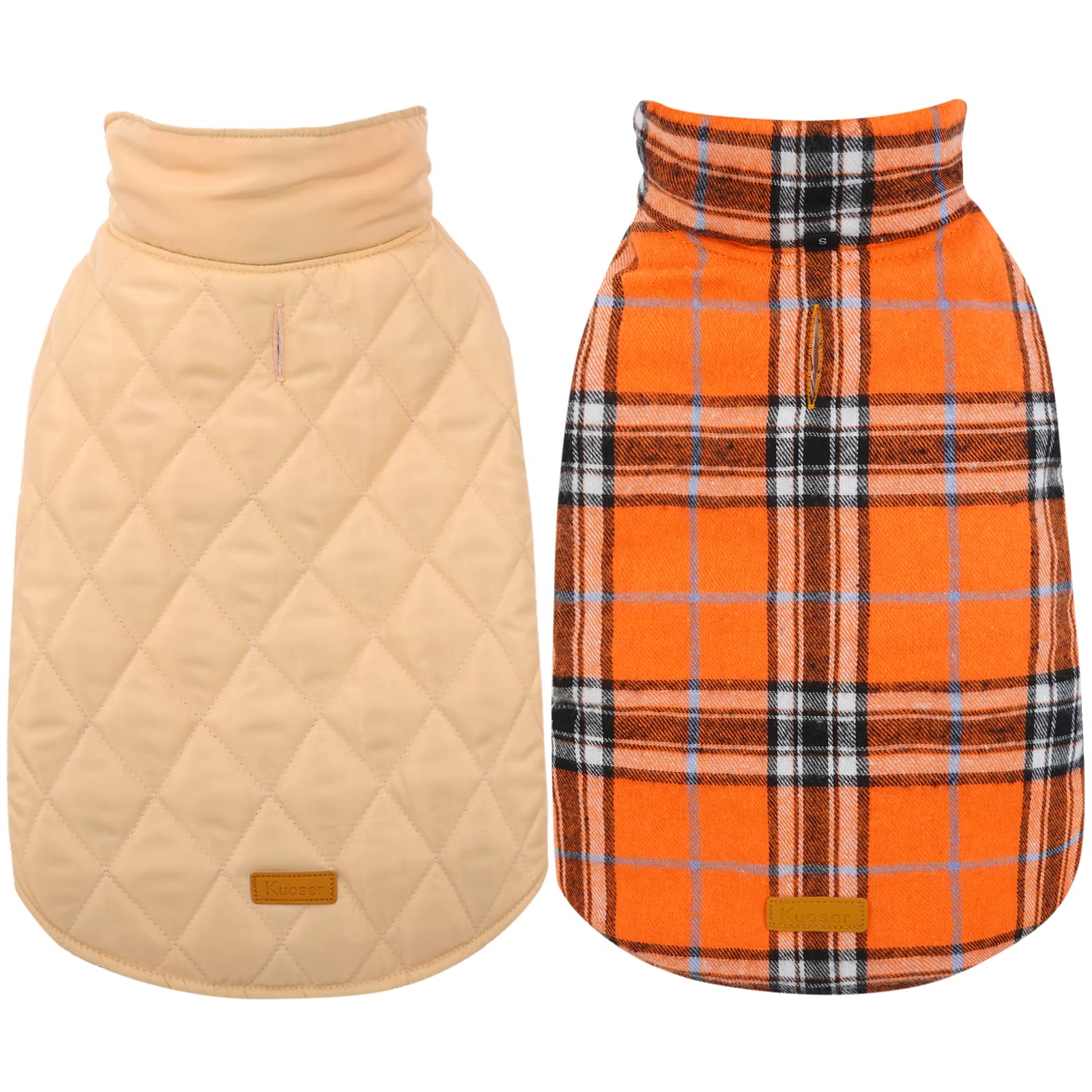 Kuoser Waterproof Dog Coat, Reversible Dog Jacket