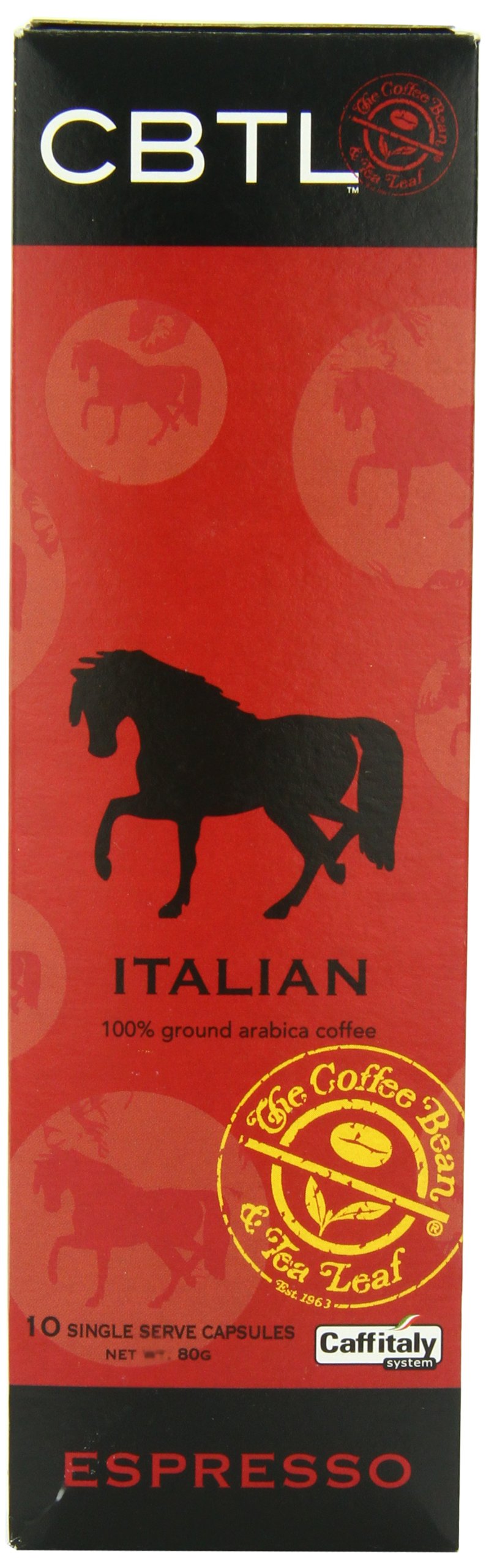 Coffee Bean & Tea Leaf Italian Espresso Capsules for Coffee Bean & Tea Leaf Coffee and Tea