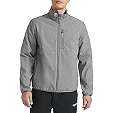 Champion mens Lightweight Active Soft Shell Jacket With Stand Collar