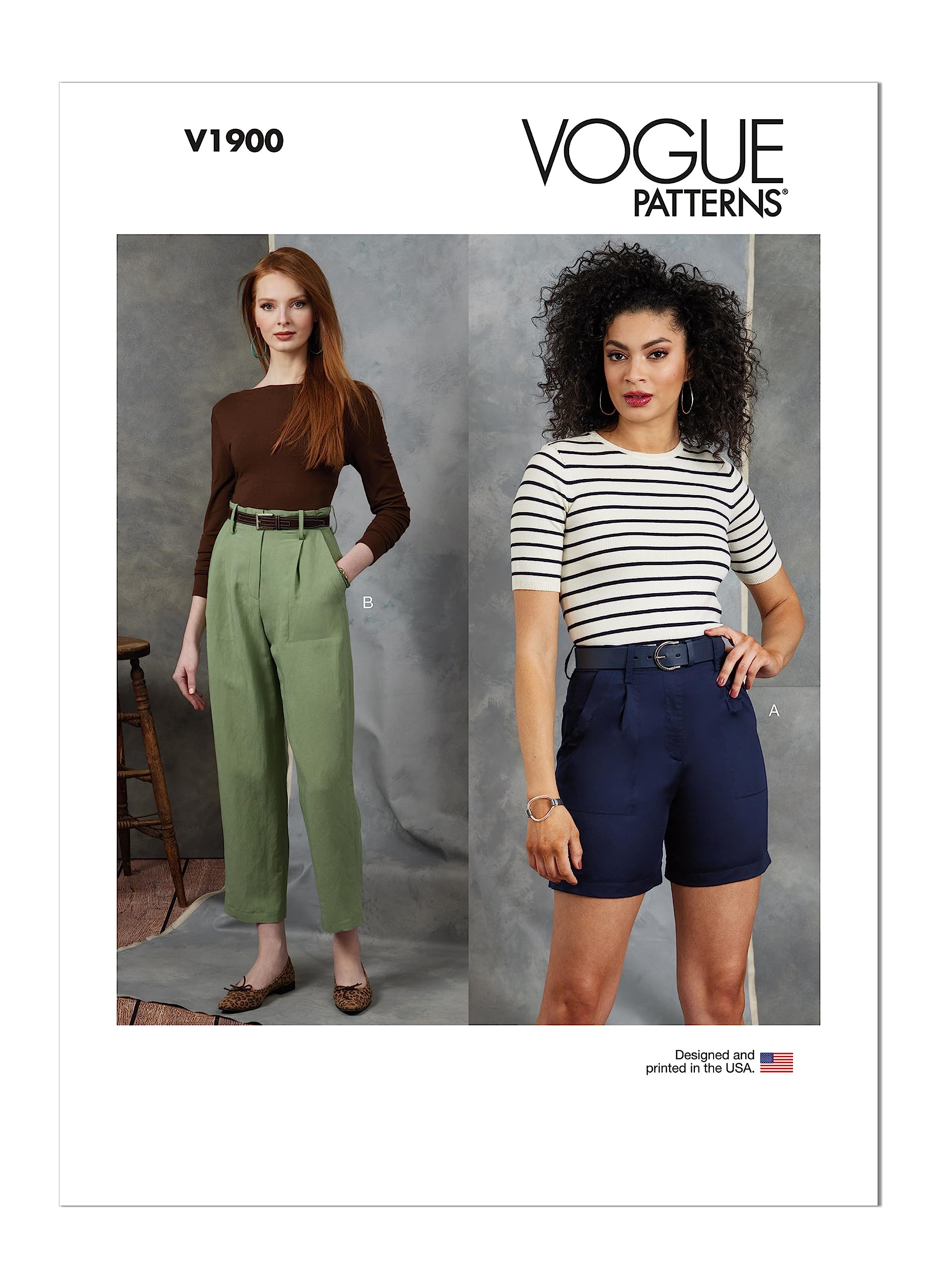 Vogue Patterns V1900B5 Misses Skirt/Pants B5 (8-10-12-14-16)