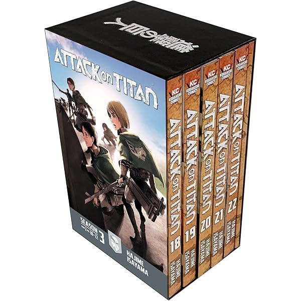 Amazon.com: Attack on Titan Season 3 Part 1 Manga Box Set (Attack