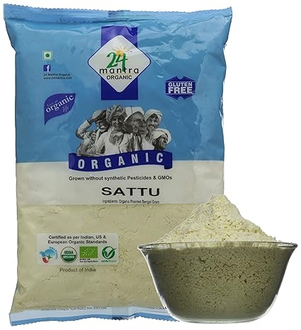 24 Mantra Organic Sattu Atta, 500g