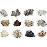 EISCO 12 Piece Introduction to Sedimentary Rocks Kit - Includes 1" Specimens - Great for Geology Classrooms & Basic Field Tes