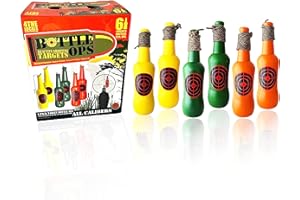 POLEISH SPORTS Bottle OPS Reactive Shooting Targets - Only Fillable Self Healing, Shatterproof, All Calibers, Indoor Outdoor Gun Range Shooting Target