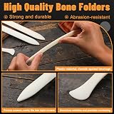 Qzma 8 PCS Bone Folder Set Crease Marker for Paper Craft Bookbinding view 3