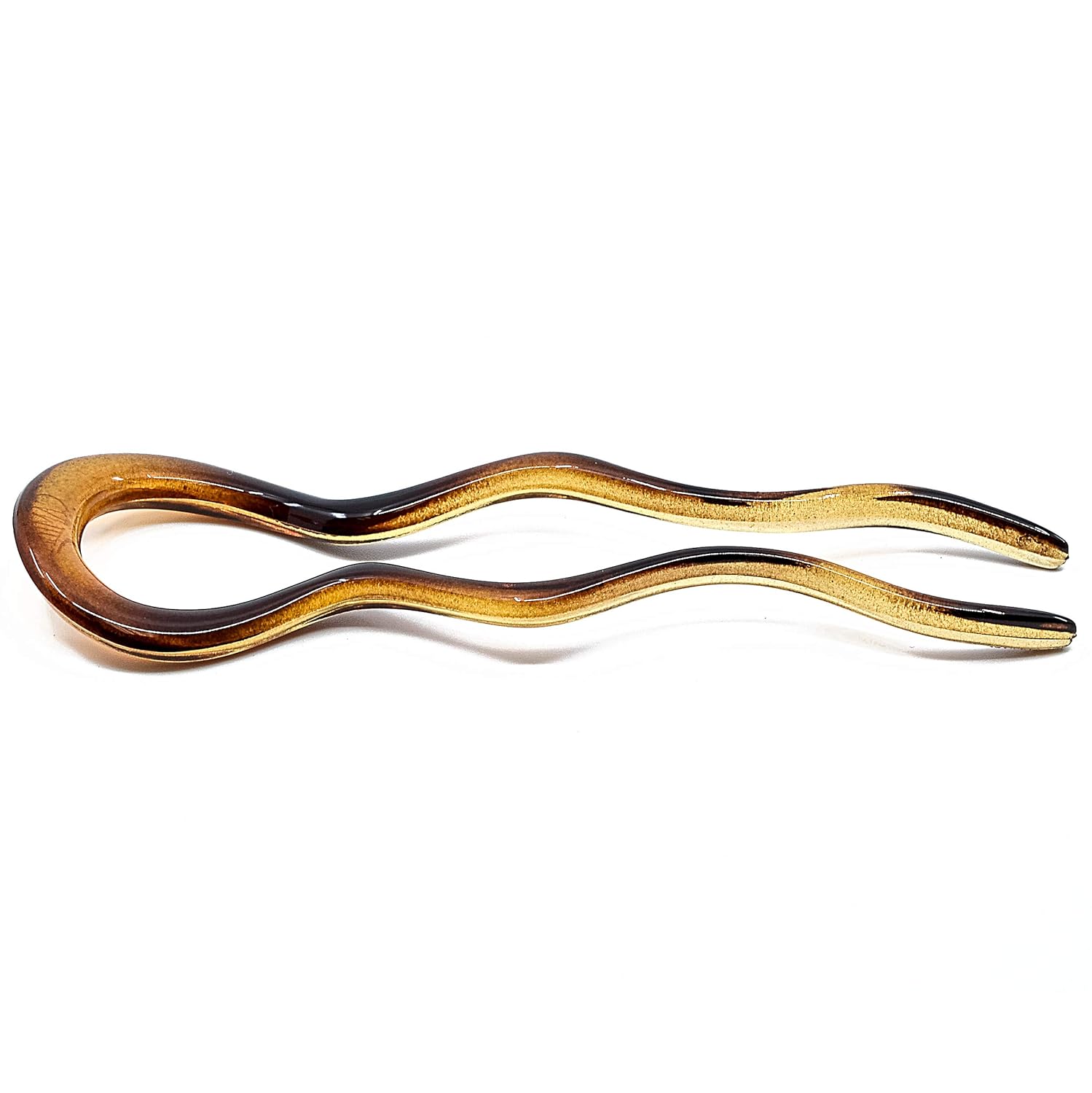 Camila Paris French Twist Stick Clip Pins, Large Wavy Hair Pins for Girls Spiral Updo, Fashion Flexible Durable and Styling Hair Accessories for Women, Made in France with Cellulose (4") : Beauty