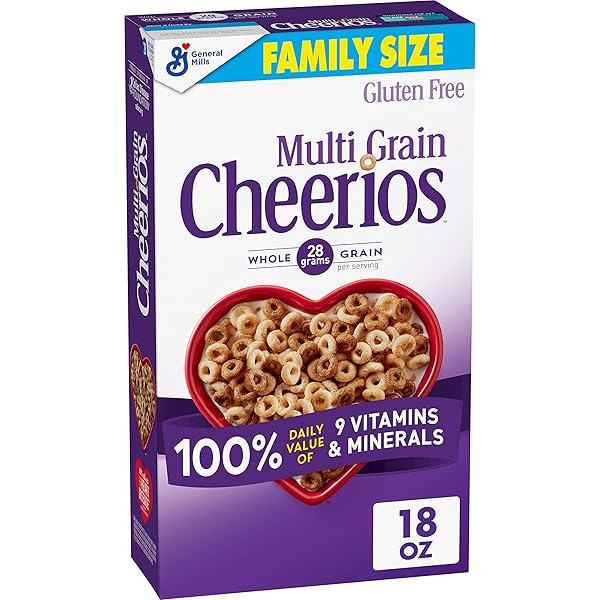 MULTI GRAIN CHEERIOS HEART HEALTHY CEREAL, 18 OZ...