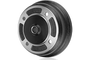 JAVIK Rear Wheel Brake Drum Hub Left/Right for Kawasaki Mule 4010 4000 3020 3010 3000 2510 KAF620 KAF950 2001-Up 41038-0035 41039-1336 41038-7502