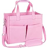 MIAOJIE Tote Bag for Women, Canvas Tote Bag with Velcro Closure, Laptop Work Crossbody Bags Daily Handbags Purse for Travel