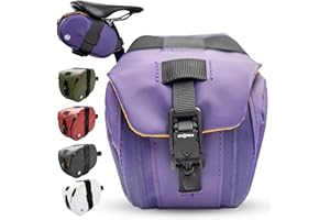 Lumiere & Co. Maximus Magnetic Bike Seat Bag – Quick-Attach Saddle Bag with AquaGuard Zippers, Secure Under-Seat Storage for Cycling Gear & Accessories