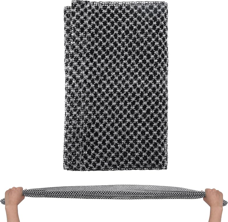 Sibba Exfoliating Washcloth 100cm Black Nylon Shower Towel 1PC