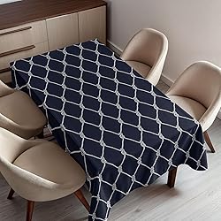 Ambesonne Navy Blue Tablecloth, Navy Sea Yacht