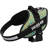 Julius-K9, 24IDCK9-LPRD-M, IDC Powerharness, Dog Harness, Size: Medium Leopard (M)