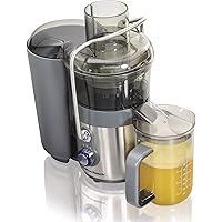Hamilton Beach Premium Juicer Machine, Big Mouth 3" Feed Chute, Centrifugal, Easy Clean, 2-Speeds, BPA Free 40 oz…