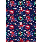 Jay Franco Kids Christmas Plush Throw Blanket – 50x70 Inches Soft & Cozy Fleece Throw for Holiday Bedroom & Couch Décor, Official Licensed Product, Blue - Spiderman