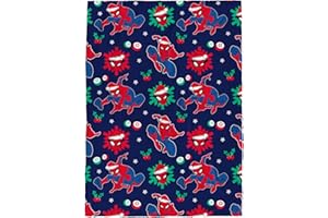 Jay Franco Kids Christmas Plush Throw Blanket – 50x70 Inches Soft & Cozy Fleece Throw for Holiday Bedroom & Couch Décor, Official Licensed Product, Blue - Spiderman