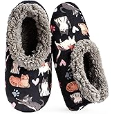 The Metluks Women's Slipper Socks with Non-slip Grippers, Winter Warm Fuzzy House Slippers for Women Indoor, Cozy Gifts Unique