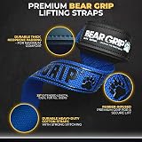 Bear Grip Straps Premium Neoprene Padded Heavy Duty 21in Cotton view 2