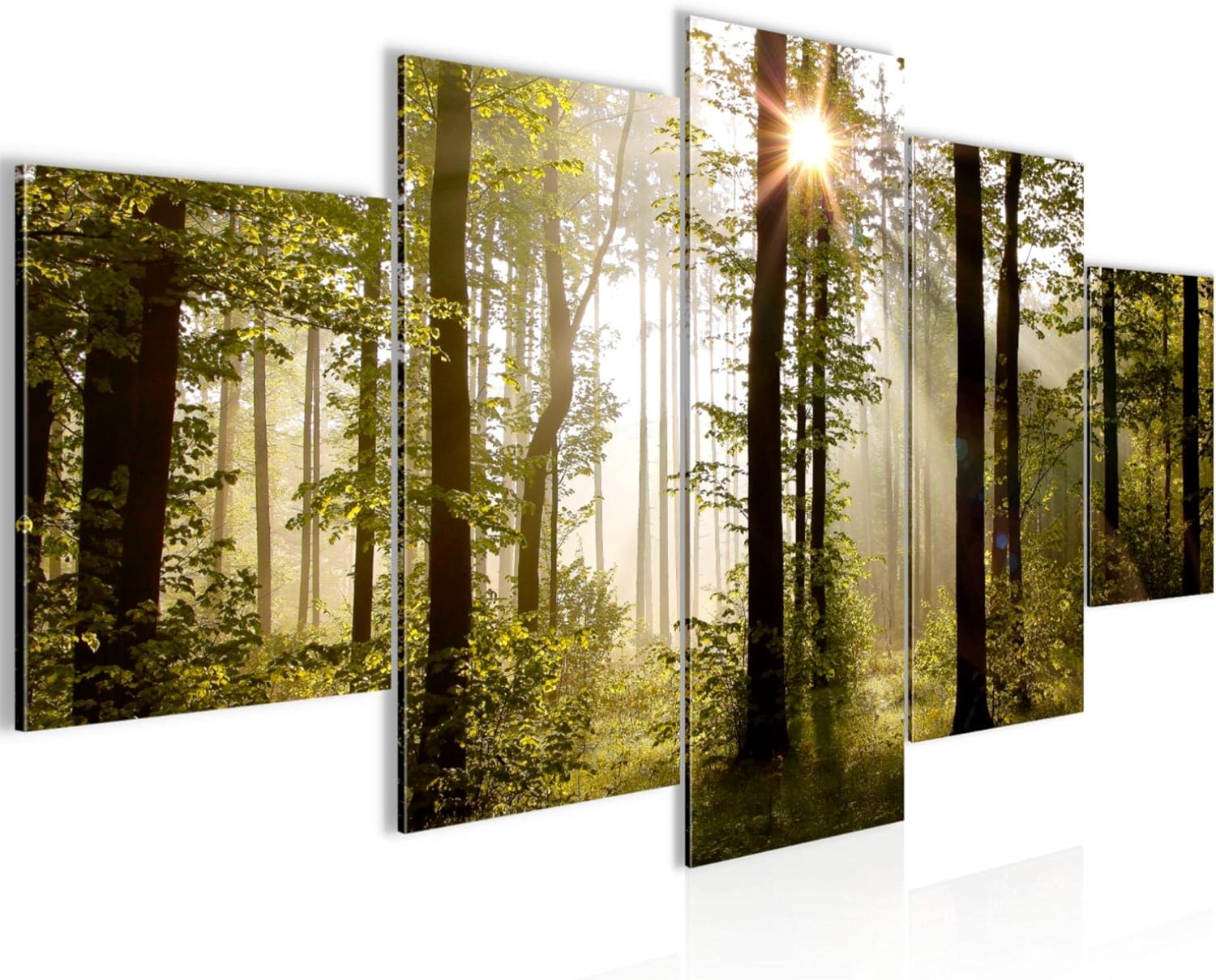 Quadro Street Art Con Scimmia – Runa Art 100x40 Cm, Tela Non Tessuta, Pronto Da Appendere, Made In Germany