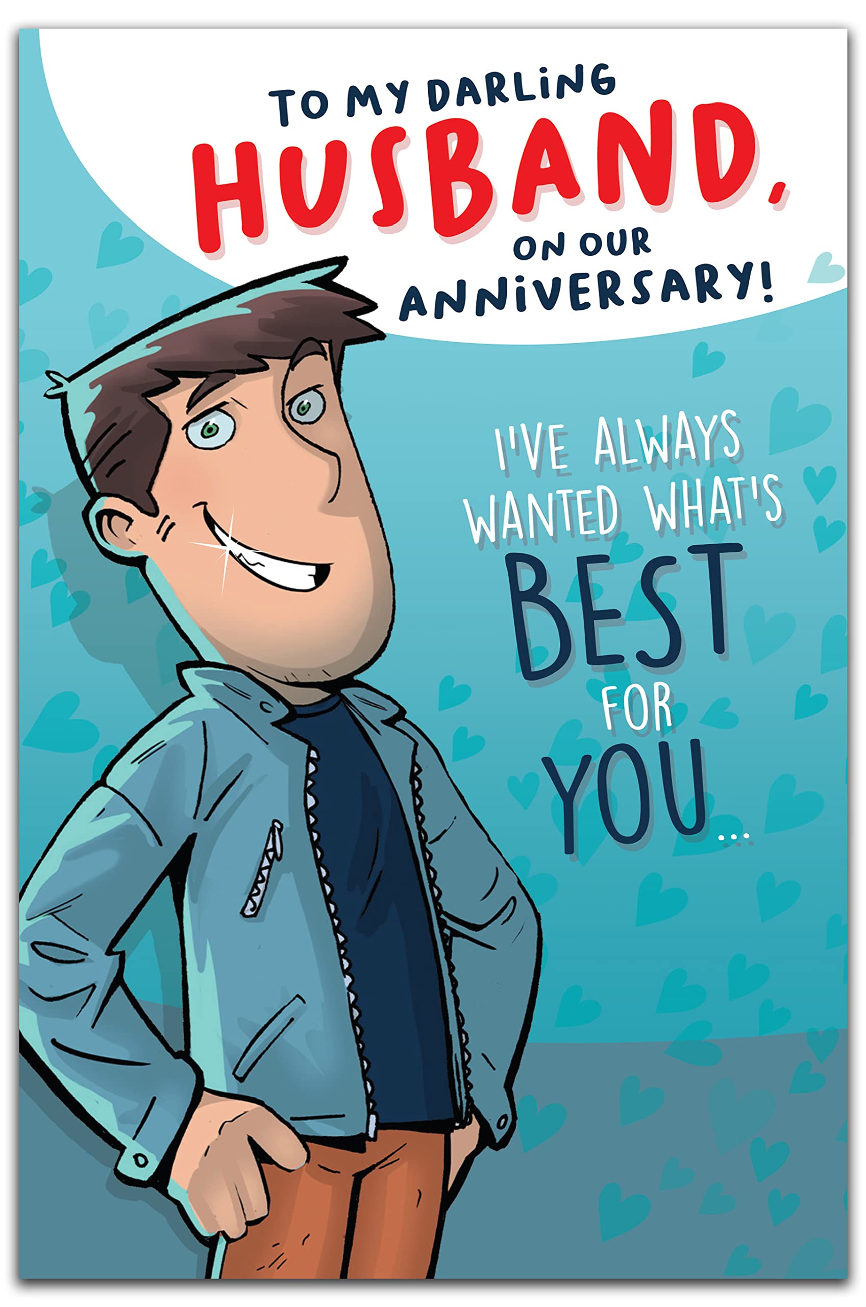Face Ache, Husband Anniversary Card, Anniversary Card for Husband, Congratulations on our Anniversary Card
