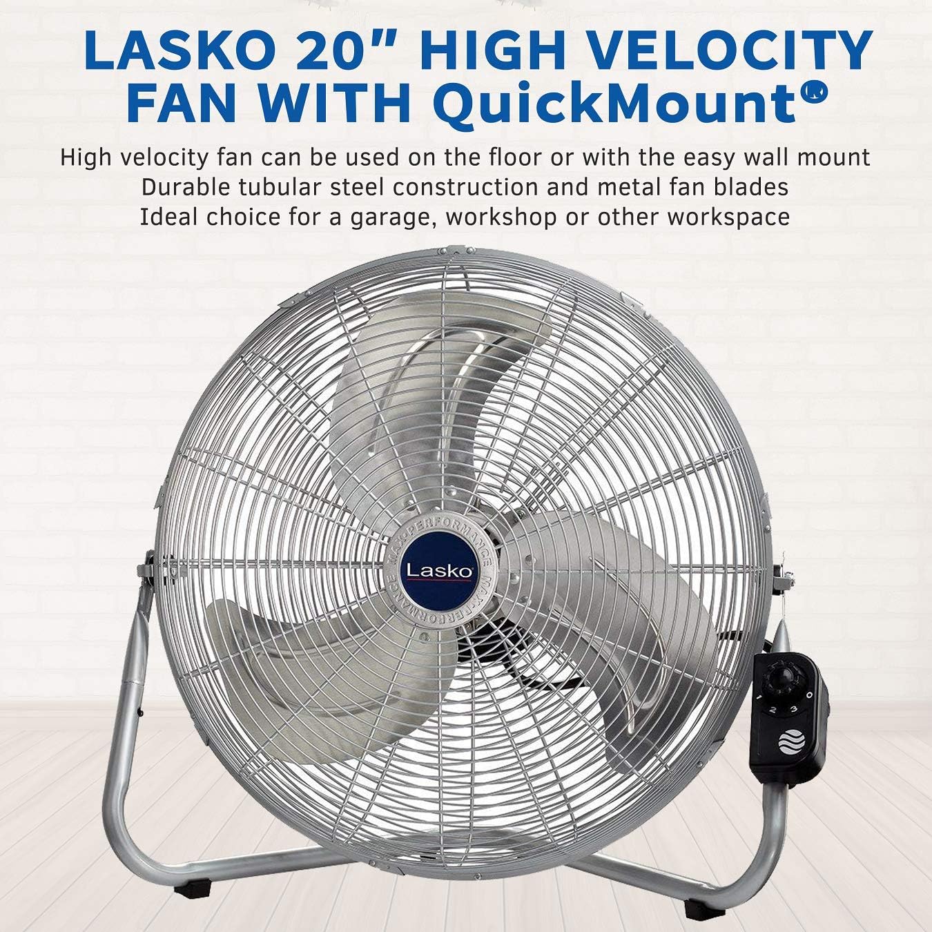 4 Pack Lasko 20 High Velocity Performance Floor Fan With Quickmount Black Portable Fans Home Garden 4 Pack Lasko 20 High Velocity Performance Floor Fan With Quickmount Black Portable Fans Home Garden