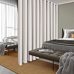 Hiasan Room Divider Blackout Curtains,Extra Wide