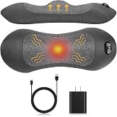 3-in-1 Electric Back Massager Pillow with Heat ,Air Traction.Vibration | Electric Air Traction Technology;Lower Back Massage;Lumbar Support Pillow for Office Chair and Home ,Recliner Use