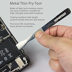 HowFixit Metal Spudger Set for Disassembling and