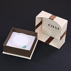 COAI Womens Amazonite Moonstone Stone Bracelet