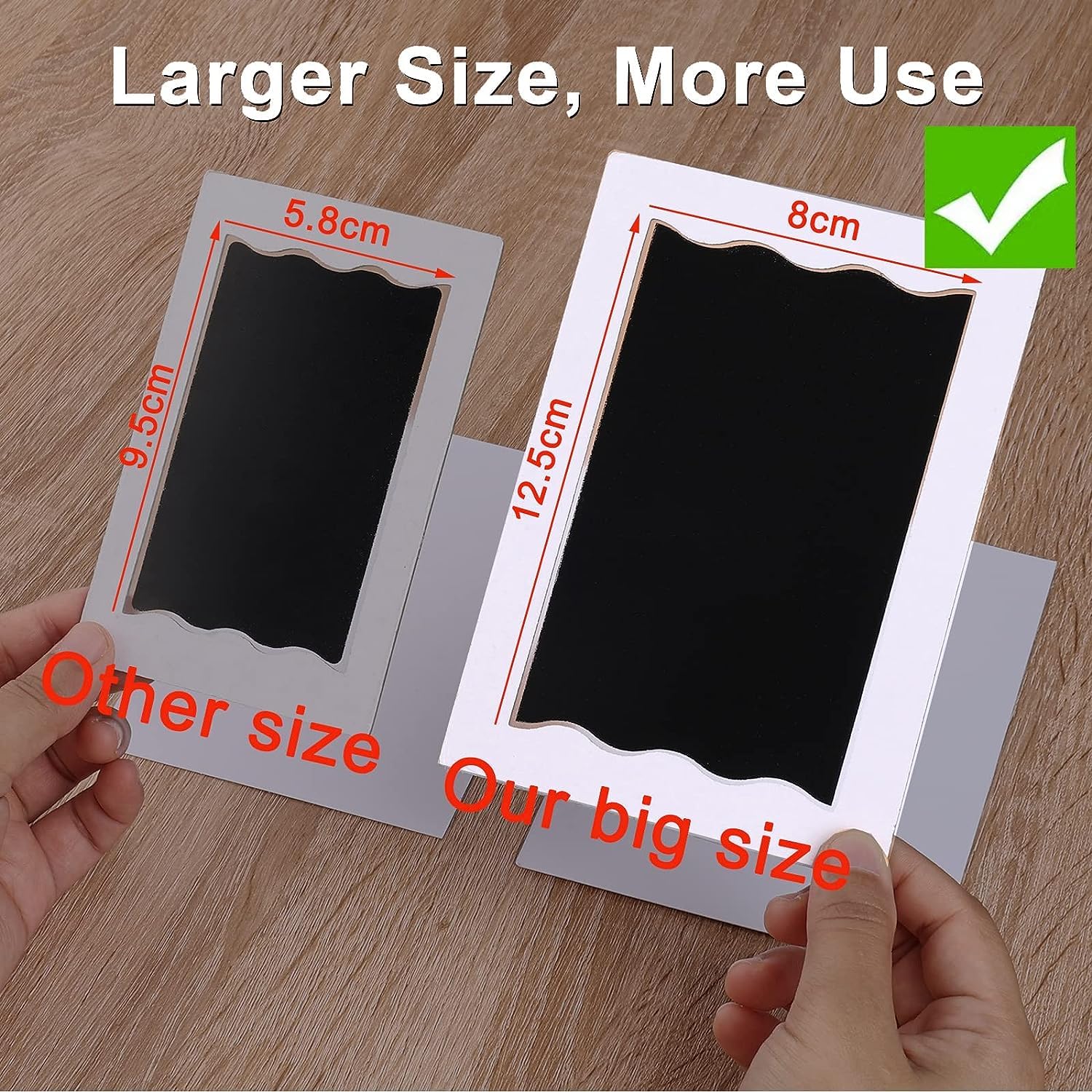 Baby Hand and Footprints, 8 Pcs Large Size Inkless Baby Handprint and Footprint Kit with Photo Frames, Clean Touch Ink Pads, Safe Doesn’t Touch Skin Print Kit Family Keepsake Gifts for Newborn