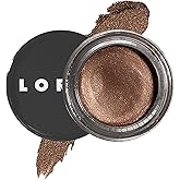 LORAC Lux Diamond Crème Eye Shadow | Metallic Shimmer Eyeshadow Powder | Suede Brown