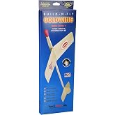 Guillow's Goldwing Trainer - Balsa Wood Glider - Build-N-Fly Model Kit | Simple step 1 assembly kit for scouts and classrooms Features quality balsa wood and a power package for high flying