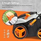VonHaus Electric Lawn Scarifier/Aerator 1800W 38cm Working Width 55L Box view 4
