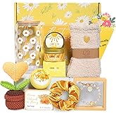Birthday Gifts for Women, Gift Baskets for Women, Best Friend Friendship Gifts, Get Well Soon Inspirational Gift Set Box for Woman Her Teen Girl Sister Friendship w 18oz Daisy Cup