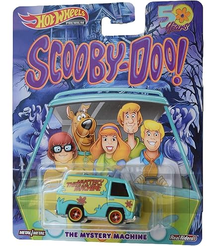 Amazon.com: DieCast Hot Wheels Premium 2022 Real Riders Scooby Doo