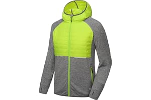 Little Donkey Andy Men's Lightweight Running Jackets Full Zip Hooded Sports Jacket for Winter Hiking Golf Casual