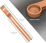 The Urban Element 2 in 1 Wooden Coffee Scoop and Bag Clip 1 Tablespoon view 4
