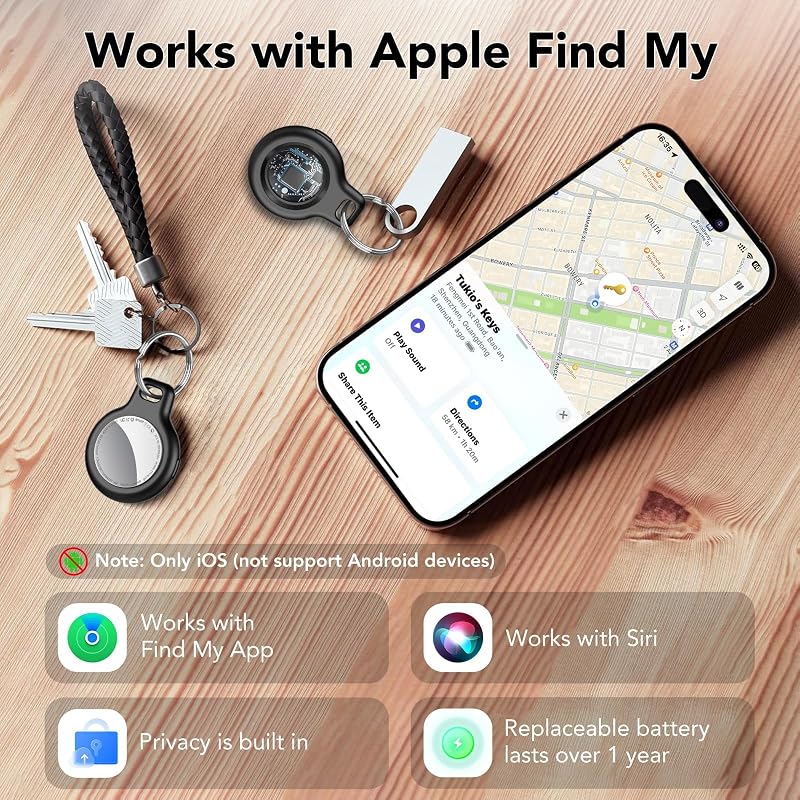 Air Tag Smart Tracker 4 Piezas (Sólo iOS), Tag Localizador Bluetooth — foto 6 de 8