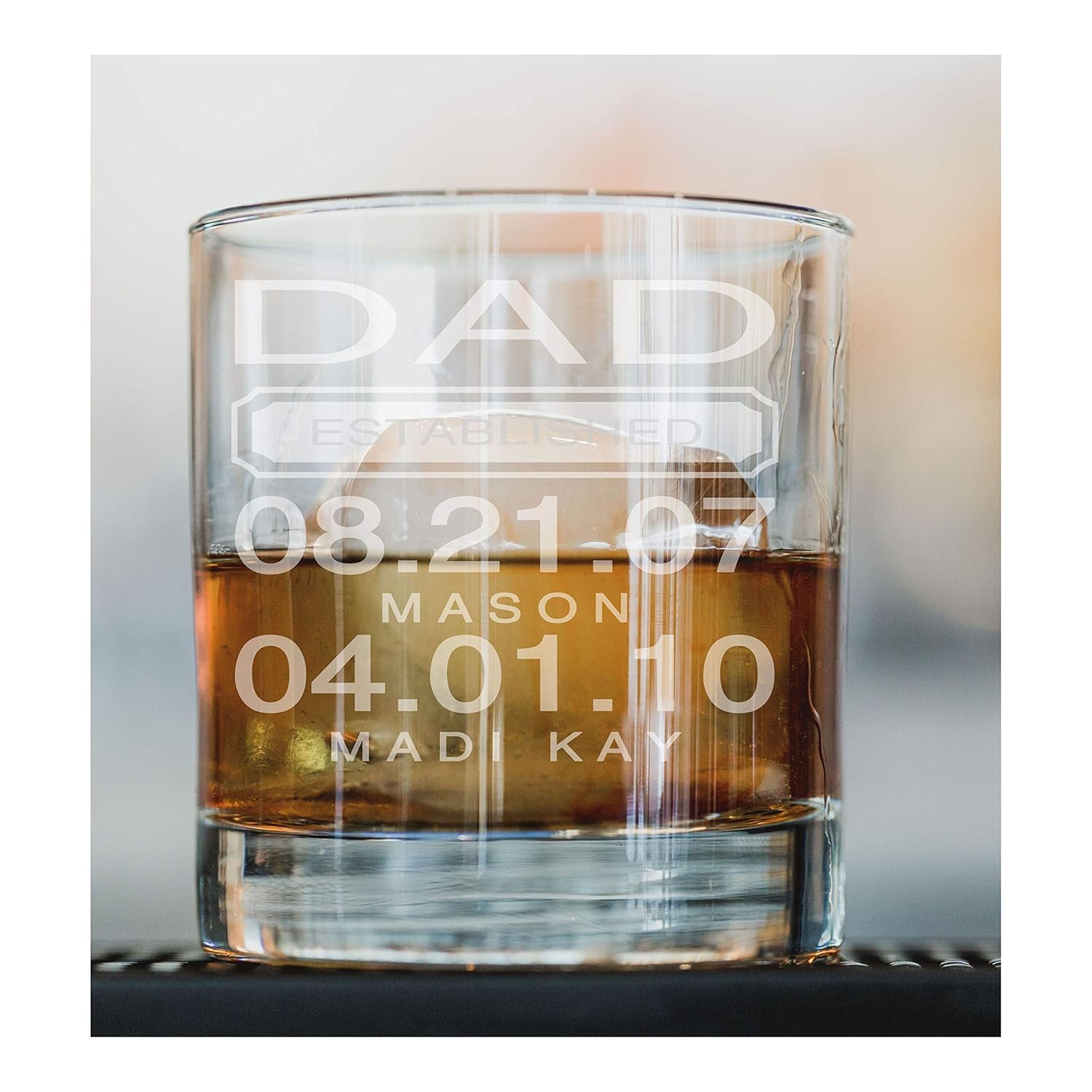 daddy whiskey glass