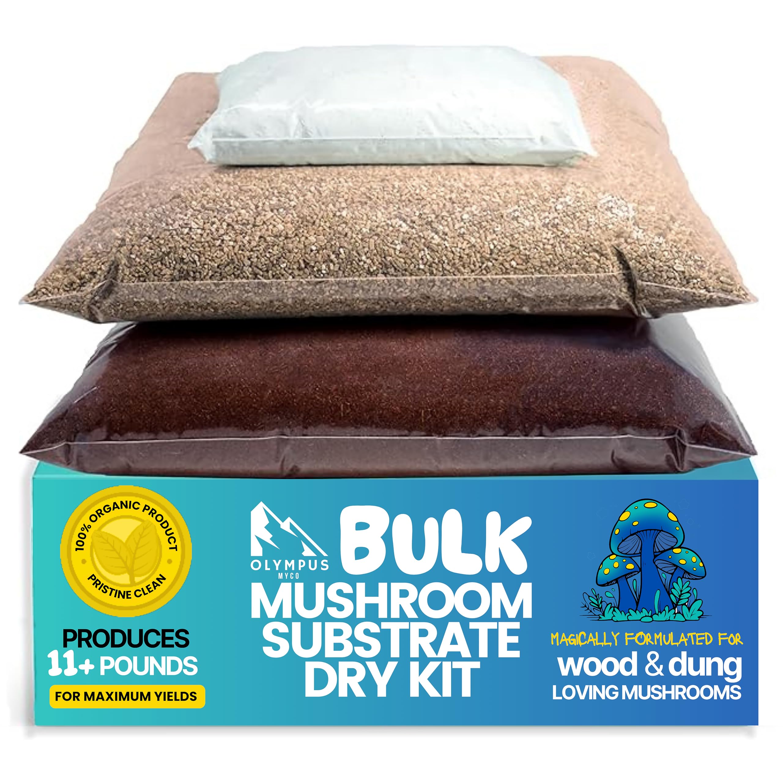 Mua Dry Mushroom Substrate Mix CVG (Coco Coir, Vermiculite, Gypsum